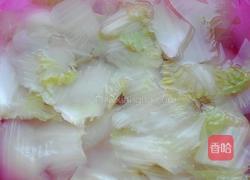 醋溜白菜片的做法图解5