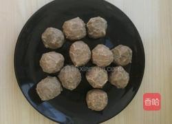 牛肉丸子汤的做法图解2
