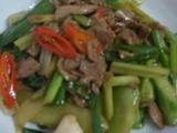 芥兰炒牛肉