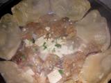 鲫鱼炖豆腐贴饼子