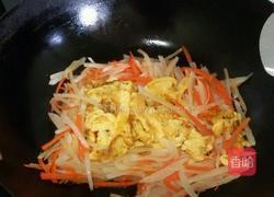 萝卜丝炒鸡蛋的做法图解5