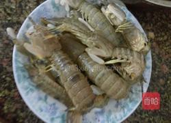 炒虾姑的做法图解1