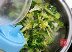 火腿炒西兰花的做法图解2