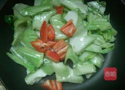 肉片炒包心芥菜的做法图解6