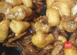 瘦肉焖炸豆腐的做法图解6
