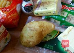 意大利面（培根土豆焗通心粉）的做法图解1