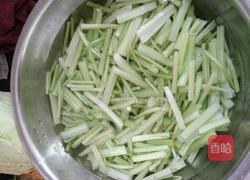 炒香芹的做法图解3