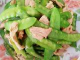 荷兰豆炒肉片
