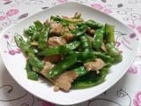 荷兰豆炒瘦肉