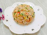 什锦虾仁蛋炒饭