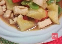菠萝彩椒鸡块的做法图解4