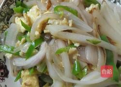 洋葱炒蛋的做法图解3
