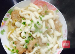小蘑菇肉片的做法图解4