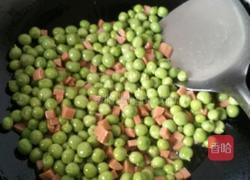 火腿肠炒青豆的做法图解3