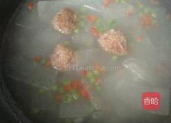 冬瓜肉丸汤的做法图解4