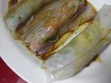 自制三色粉卷