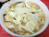 鸡蛋紫菜面片汤