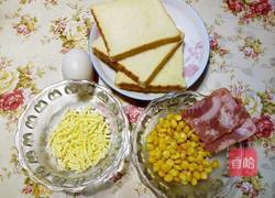 玉米三明治的做法图解1