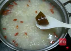 银耳枸杞糯米粥的做法图解5