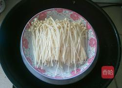 肉沫炝金针的做法图解3
