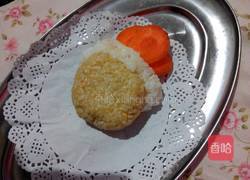 圣诞老人饭团的做法图解4