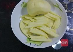 茄子干土豆条炒牛肉的做法图解3