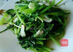 蒜香蒿菜的做法图解6