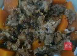 排骨蒸南瓜的做法图解4