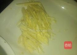 青菜冬笋丝炒饭的做法图解2