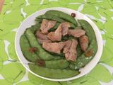 荷兰豆炒肉片