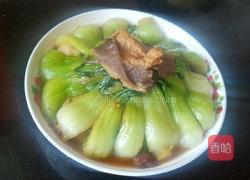油菜炒鲜蘑的做法图解7