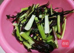 清炒红菜苔的做法图解2