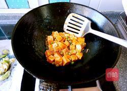 番茄豌豆烧豆腐的做法图解6