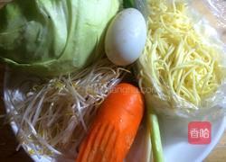杂菜炒面的做法图解1