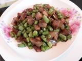 豆角炒腊肉