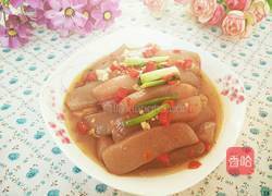 剁椒烧蘑芋豆腐的做法图解8