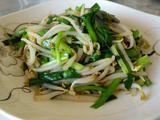 豆芽炒韭菜