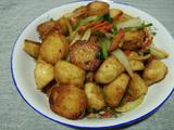 炒墨鱼丸
