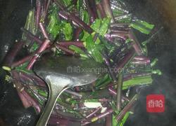 炝炒红菜苔的做法图解4