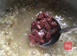 猪肝绿豆粥的做法图解5