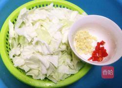 清炒包菜的做法图解3