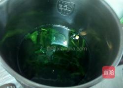 黑米菠菜米糊的做法图解4