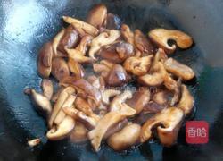 香菇炒油菜的做法图解4