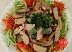 凉拌素鸡豆腐（五彩斑斓）的做法图解5