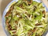 韭黄炒肉丝