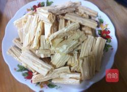 肉片腐竹的做法图解2