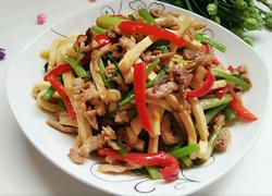 芹菜香干肉丝
