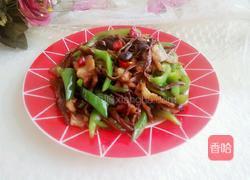 干煸茶树菇肉片的做法图解15