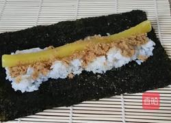 玉米和肉松寿司的做法图解8