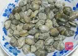 暴炒花甲的做法图解1
